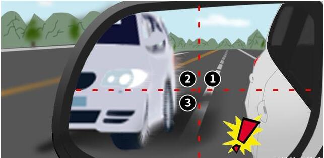 太實用了，新手開車如何通過左后視鏡判斷車距